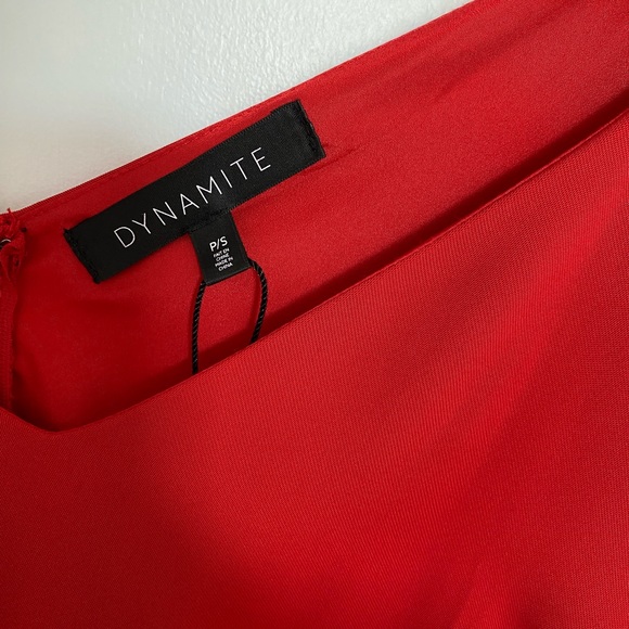 Dynamite V-Neck Wide Leg Jumpsuit - Picture 5 of 8
